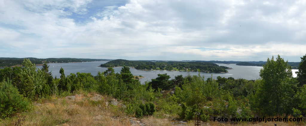 Håøya fort kyststi Nøtterøy Tønsbergfjorden