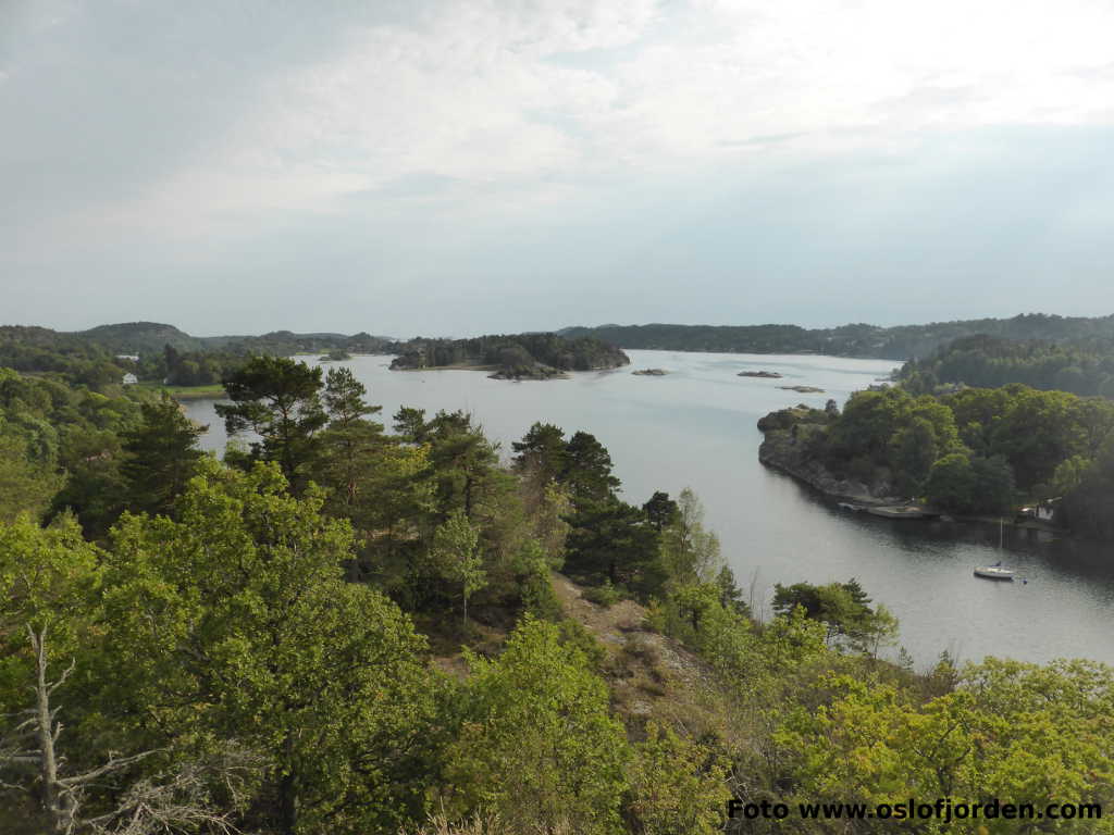 utsikt Mefjorden Sandefjord kyststi Østerøya