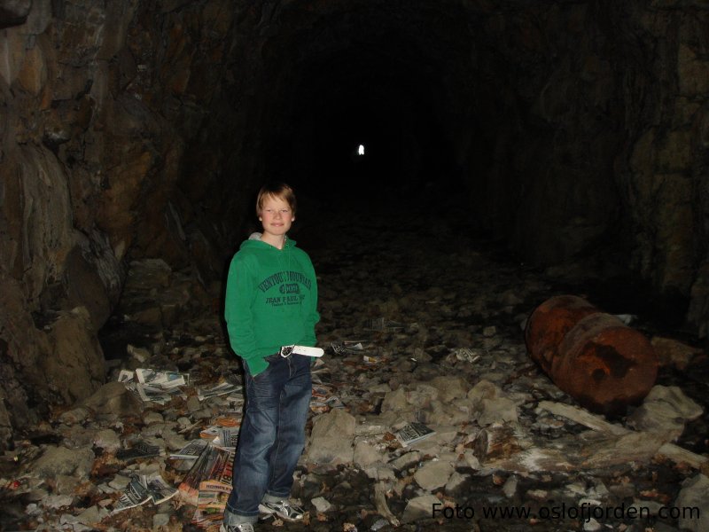 Gausen tunell Hvittinfossbanen Holmestrand