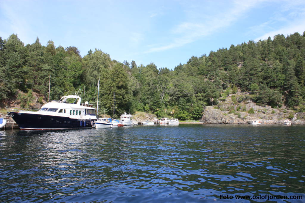 Tåjebukta Håøya uthavn båt Frogn