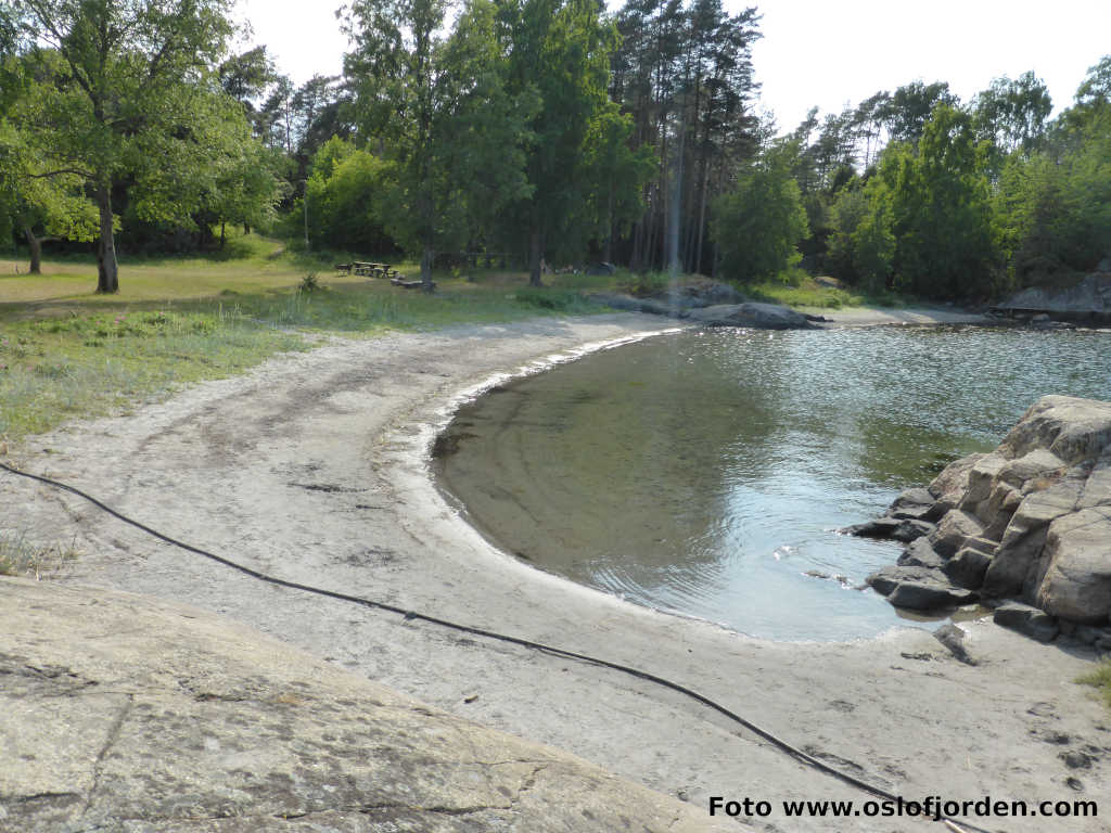 Buerya uthavn naturhavn sandstrand Sandefjordsfjorden