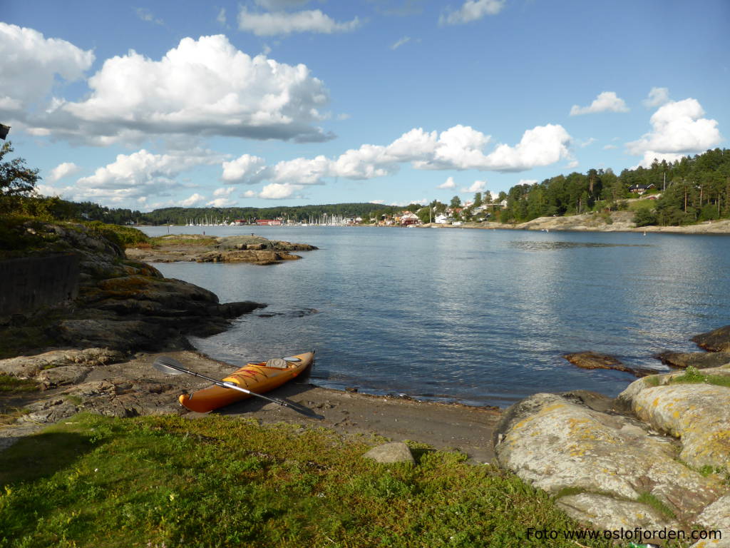 Nordre Sauholmen Vestby Son badeplass uthavn