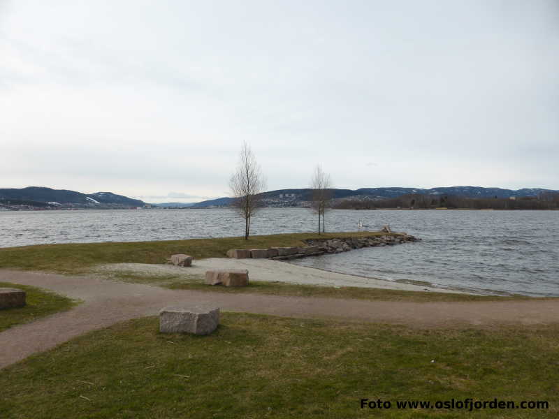 Engersand Havn badeplass Lier Drammensfjorden