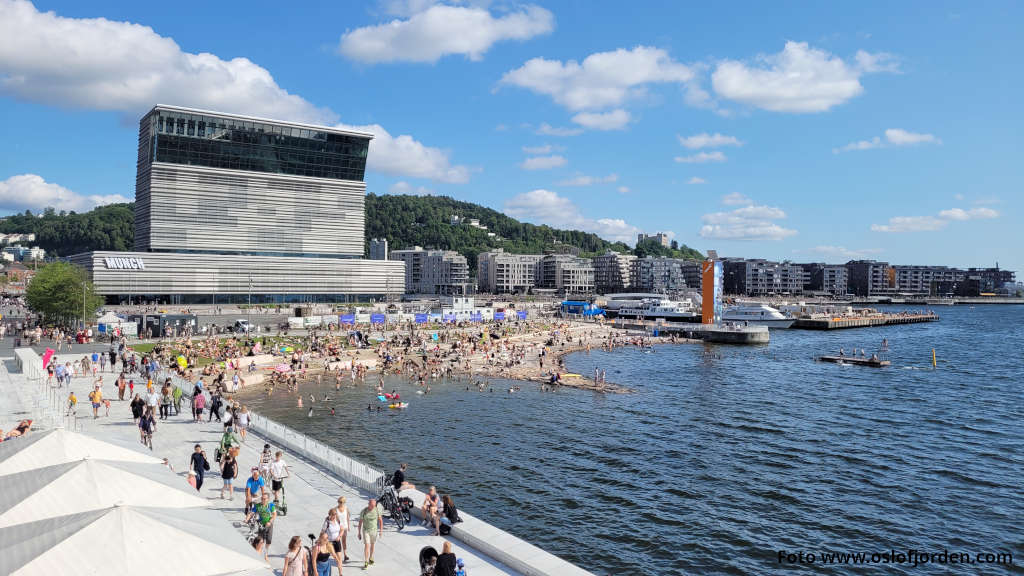 Operastranda badeplass Oslo Sukkerbiten Operaen