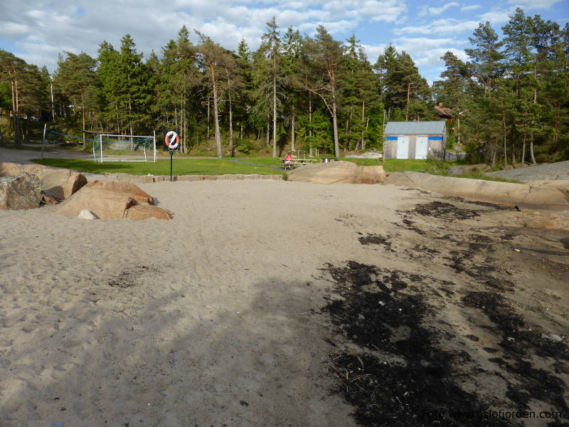 Hvitsand badeplass  Kålvika Sarpsborg