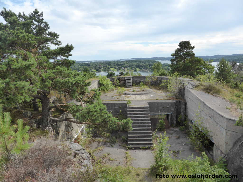 Håøya fort kyststi Nøtterøy Tønsbergfjorden